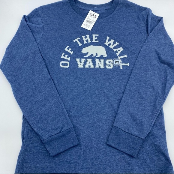 Vans Other - Vans Boys Shirt Medium Long Sleeve Blue